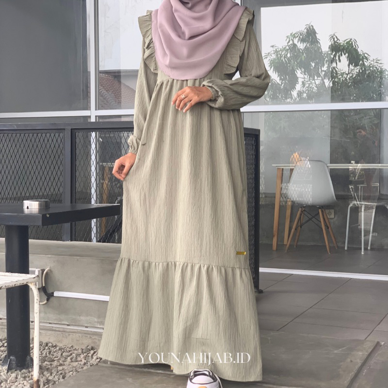 NAURA DRESS BY YOUNA/DRESS LADYCRUSH/GAMIS WANITA