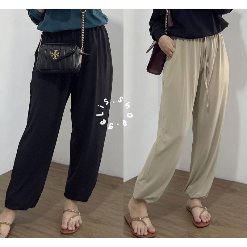BASSIC JOGER PANTS BY GELIS SHOP #RESELLER GELIS SHOP