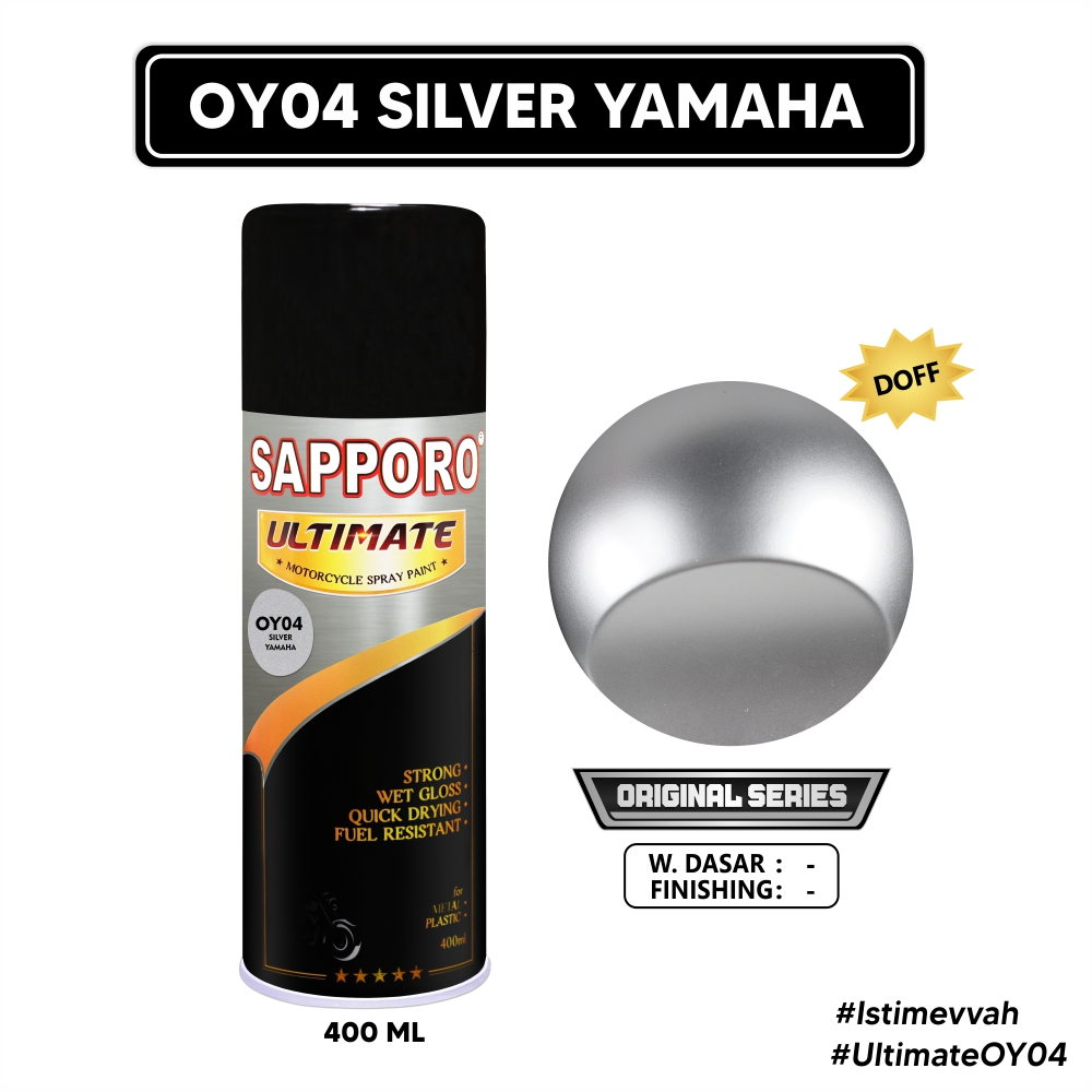 Sapporo Ultimate OY04 Silver Yamaha / Original Series 4IN1 / Cat Aerosol Terbaik