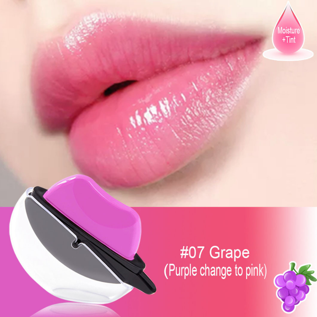 Lazy Lips Moisturizing Lip Glow Lipstik Change Color Pink Tahan Lama mudah di gunakan