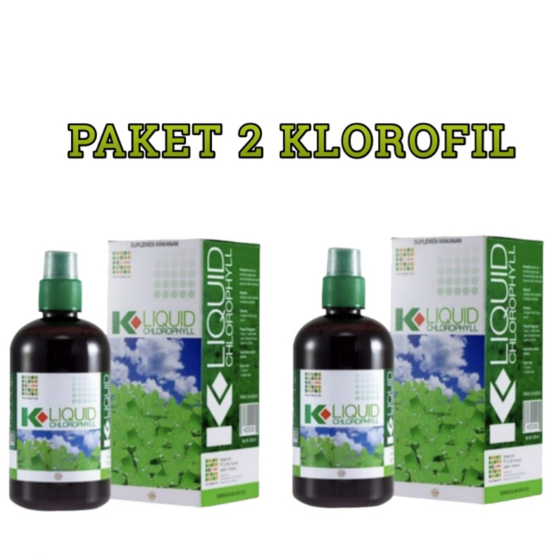 PAKET HEMAT !! 2 BOTOL CHLOROPHYLL KLINK ORIGINAL KLOROFIL 500ml