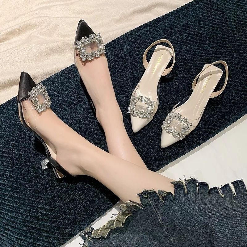 SALE !! [COZY] Evelyn Heel Korea Fashion Wanita Import Elegant