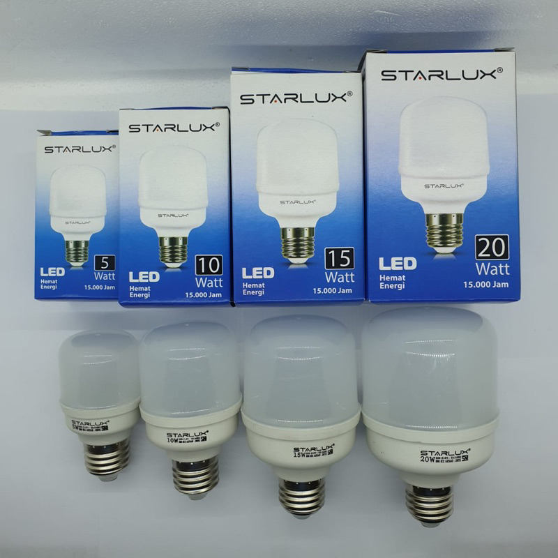 lampu Led tabung starlux / Led capsule starlux sni cahaya putih