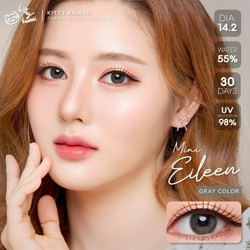 EYESIGHT LENSES Softlens Kitty Kawaii Eileen Gray (2pcs/sepasang)