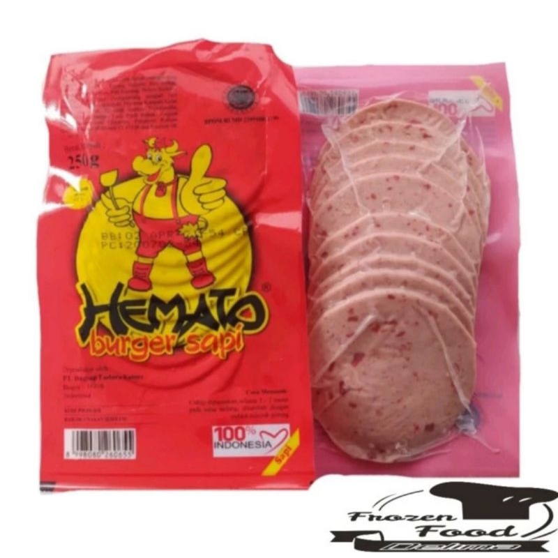 

Hemato Burger Sapi 250 Gram