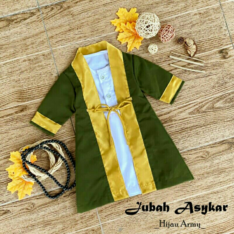 Jubah Asykar/Jubah Arab/Jubah Photoshoot/Jubah Kekinian/Jubah Anak