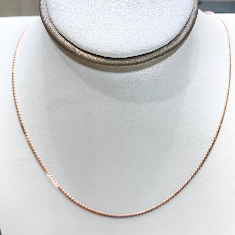 Kalung Emas Rosegold Flat 17k 750 UBS