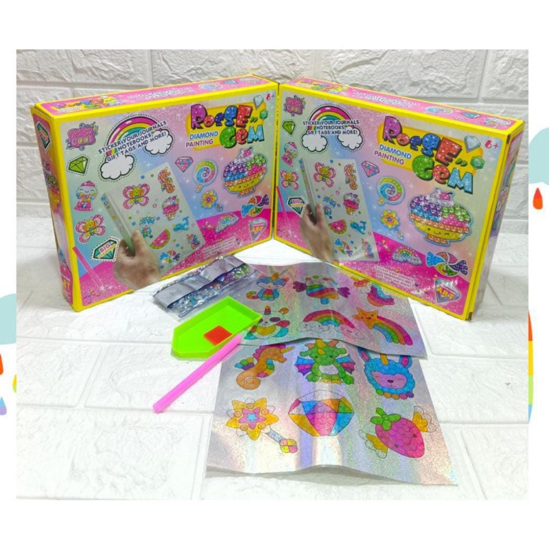 

STICKER DIAMOND PAINTING CLIP ON YOUR BACKPACK AND MORE/ STICKER DIAMOND KARAKTER/ STICKER DIAMOND NOTE CASE/ STICKER KARTUN