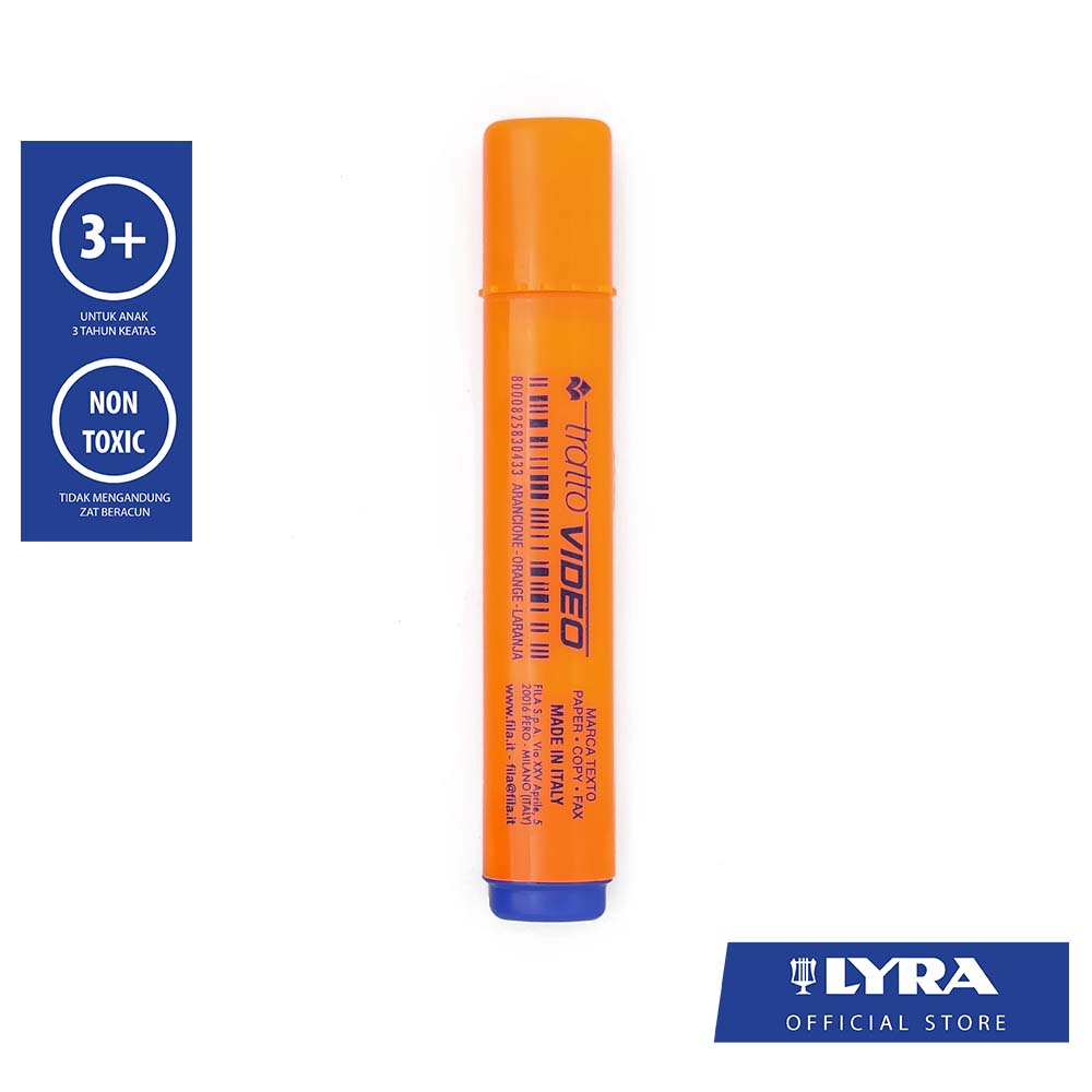 

Tratto Video, Stabilo / Highlighter Dengan Warna Sangat Terang - Orange / Oranye