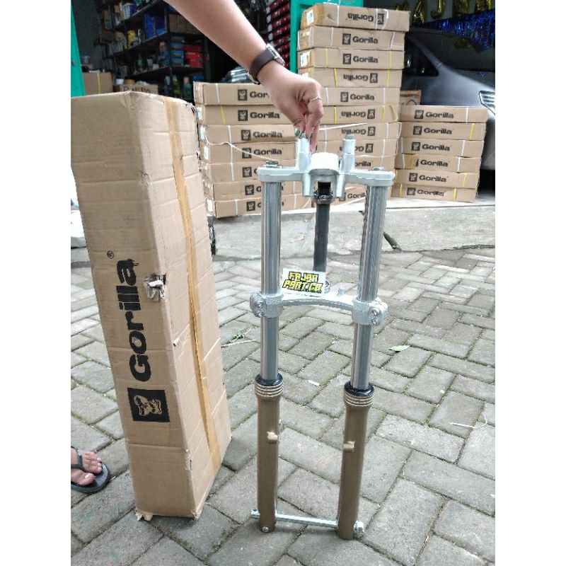 skok sekok shock depan ninja rr gorilla pnp cb gl megapro tiger gl100