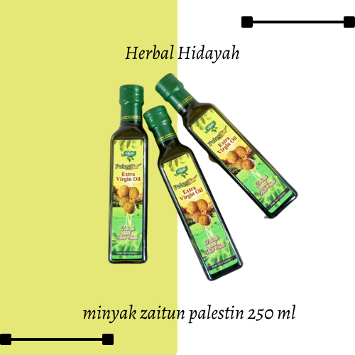 

Minyak Zaitun Palestin 250ml Extra Virgin Oil ( Minyak Zaitun Murni ) bisa diminum