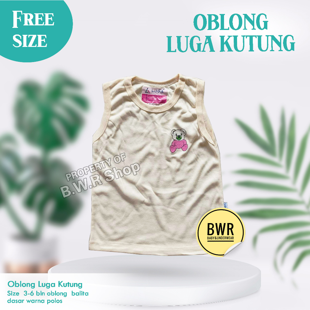 OBLONG LUGA BUNTUNG Kaos Oblong Anak Usia 1-3 Tahun | Kaos Anak Kutung - Bwr
