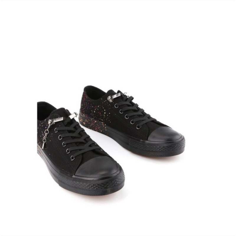 [preloved] Hush Puppies Sepatu Sneakers Josie Swift in Black Sz 38