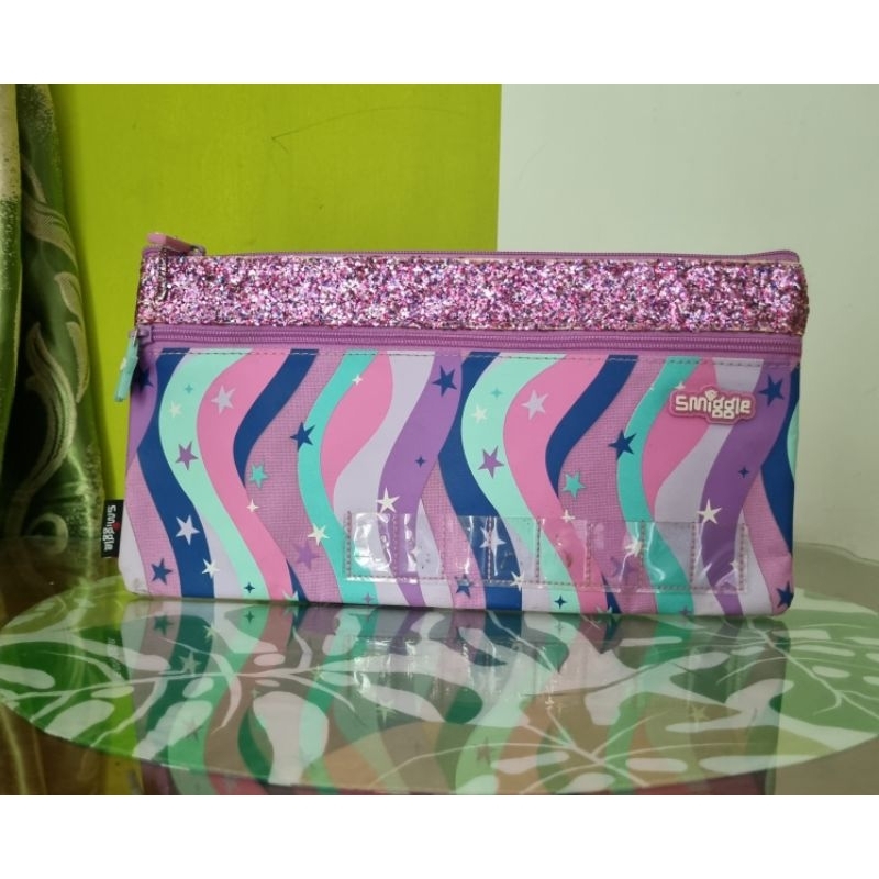 

smiggle pencil case pouch tempat pensil costume name preloved