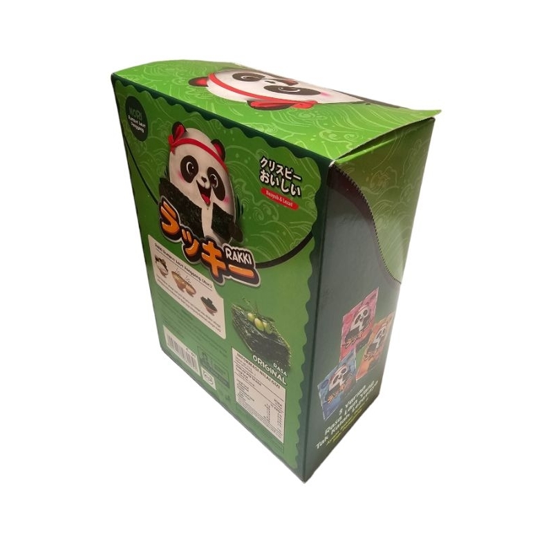 Nori Rumput Laut Panggang Rakki box isi 12 pcs