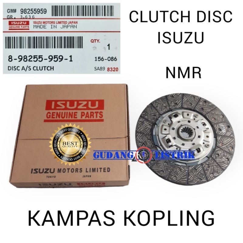 8-98255-959-1 NMR NKR Disc Clutch Kampas Kopling ISUZU Tokyo Japan