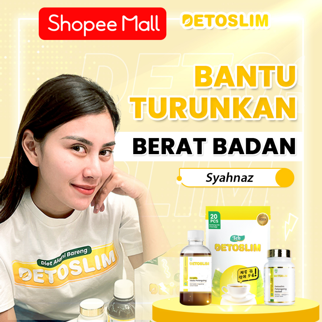 Detoslim 1 Botol Madu + 1 Teh + 1 Botol Kapsul Detoslim Menurunkan Berat Badan Secara Alami Obat Diet Madu Penurun Berat Badan