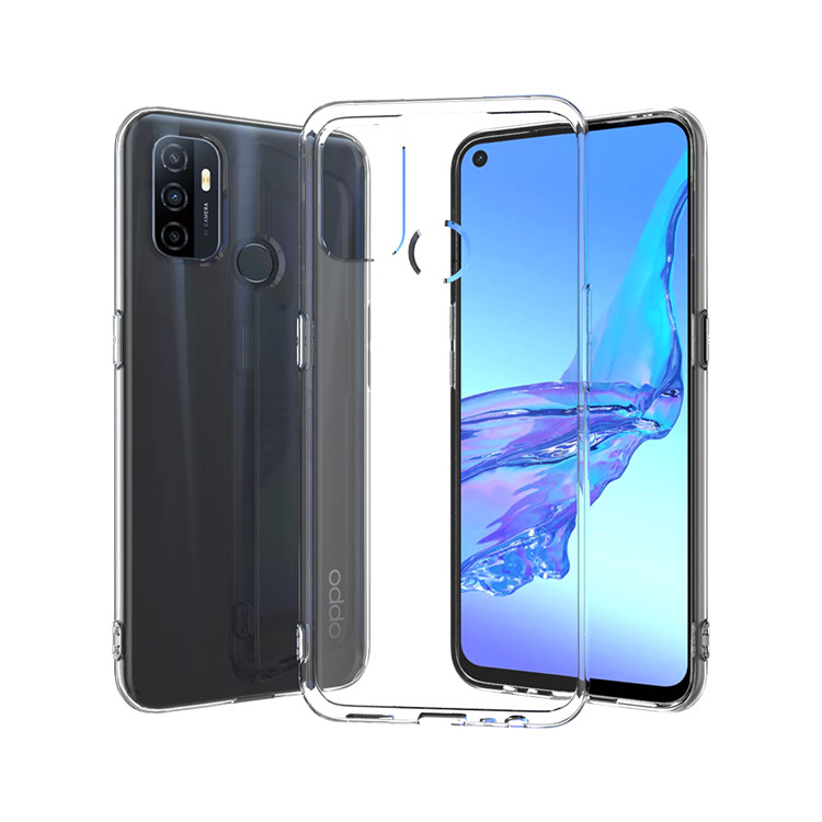 Clear Case Oppo A98 A78 A57 A52 A92 A53 A33 A8 A31 A15 A74 A94 A9 A5 A7 A5s A1K A74 A91 A16 2020 4G 5G  Plus + Protector Camera Kamera Soft Tpu Casing Transparant