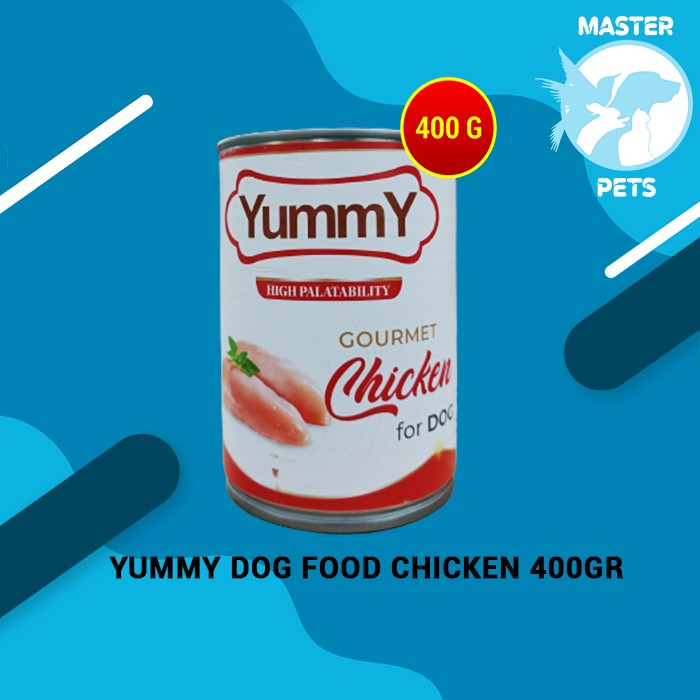 Makanan Basah Anjing Yummy Dog Food Kaleng Can Wet Food 400 Gram