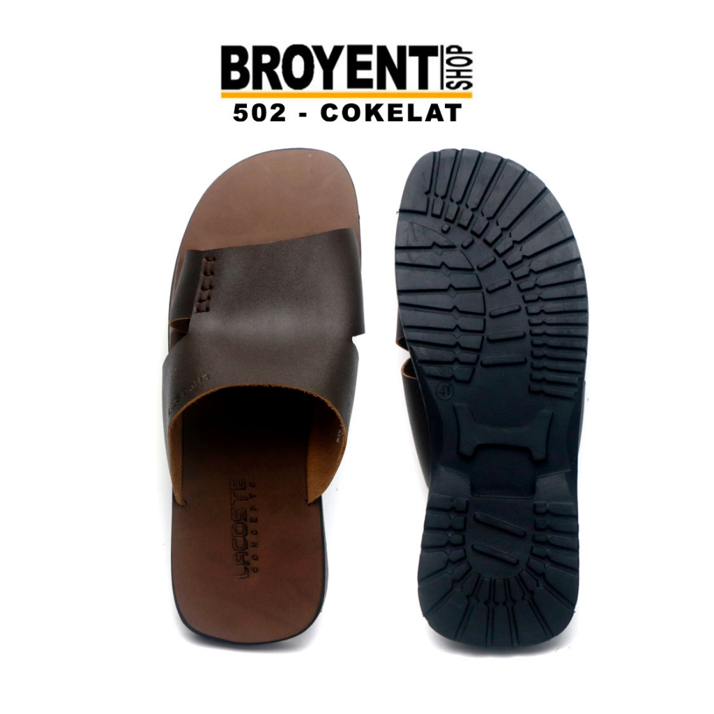 Sandal Pria Model Kokop Kulit Asli 502