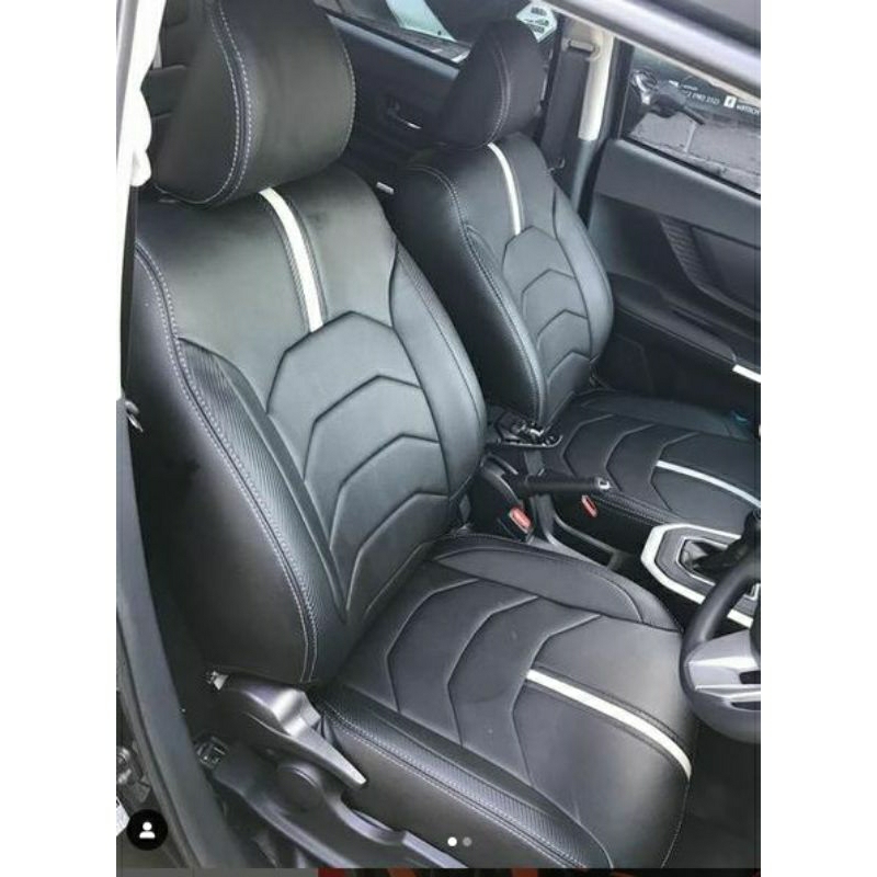 Sarung Jok mobil 3 baris Semi Permanen Avanza Xenia Xpander Rush Terios Xl7 Ertiga Innova Non Paten