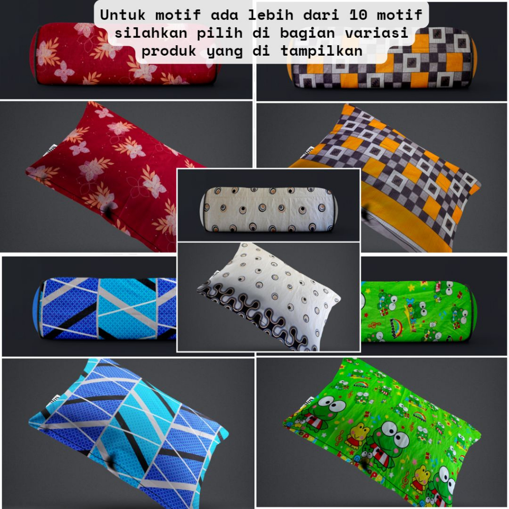 Sarung Bantal Dan Sarung Guling Motif Katun Disperse