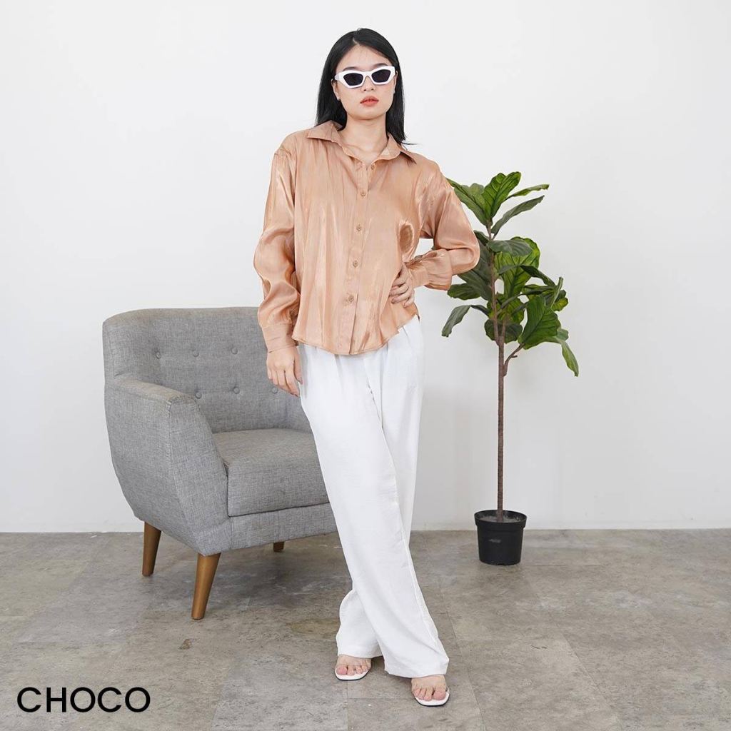 Oversized Shimmer Shirt Liliy FG