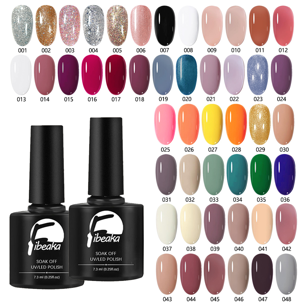 Set Kutek Gel UV LED gel polish 48 COLOUR nail art Cat Kuku nail Polish