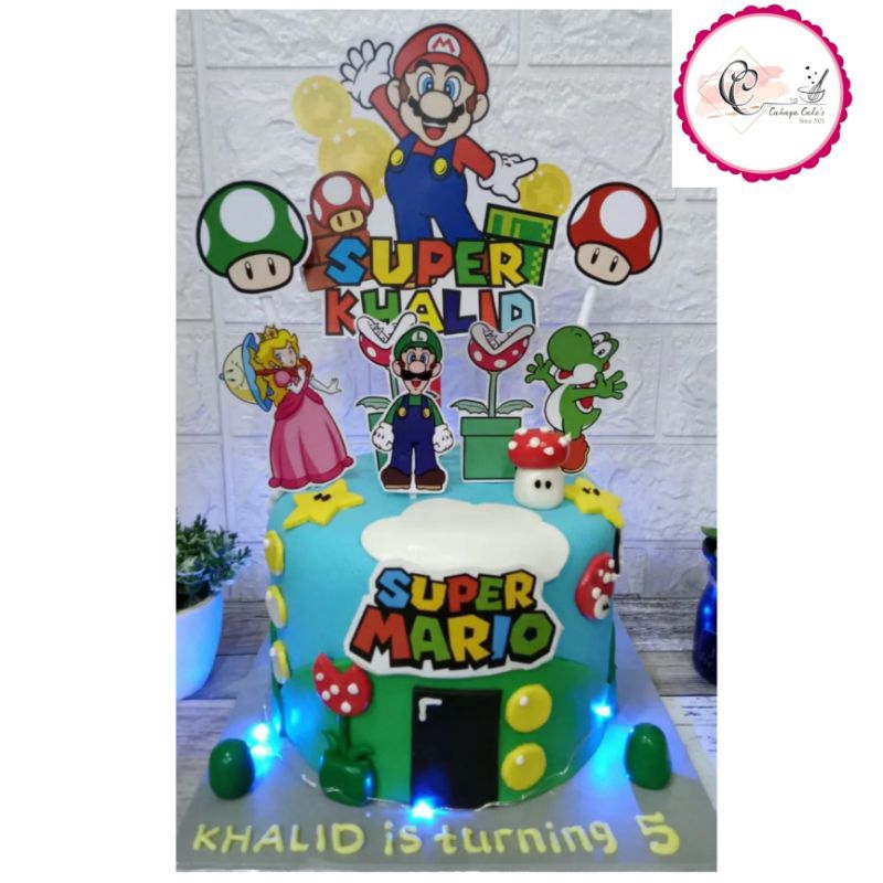 

Kue Ulang Tahun Super Mario / Super Mario Cake / Kue Ultah Mario Bross