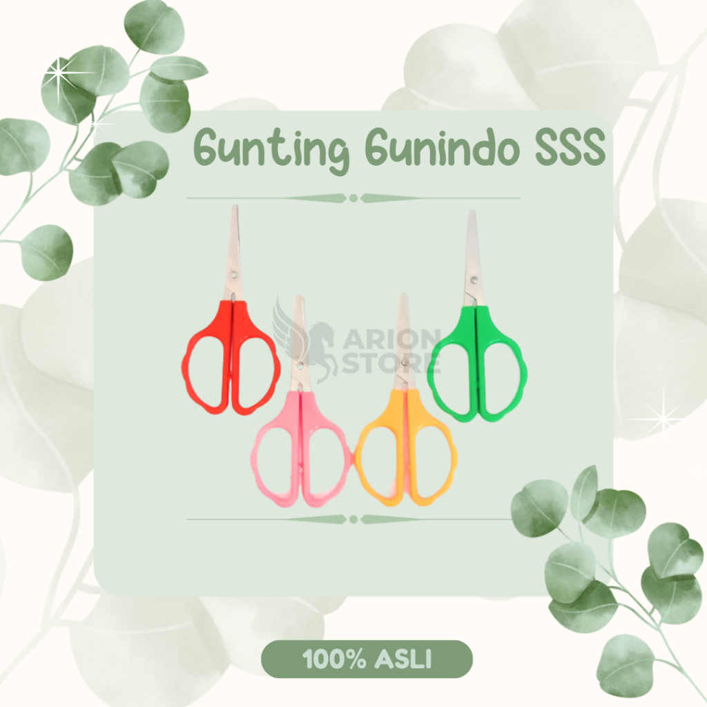 

[ARION STORE] Gunting Gunindo Best SSS / Gunting Stainles Gunindo Ukuran Kecil [PCS]