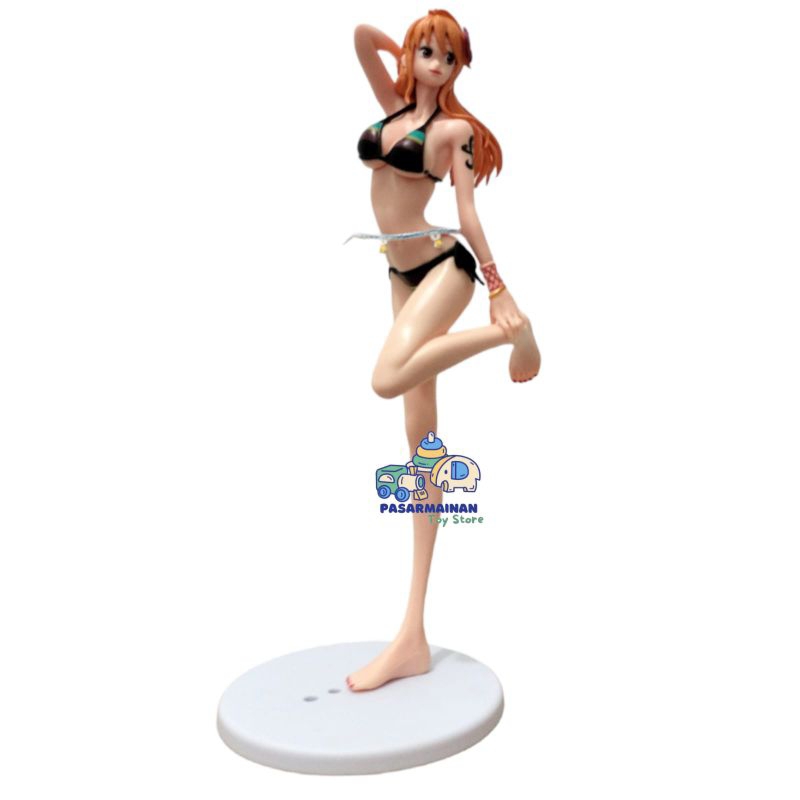 Figure One Piece Nami Swimsuit Sexy Mainan Miniatur Pajangan