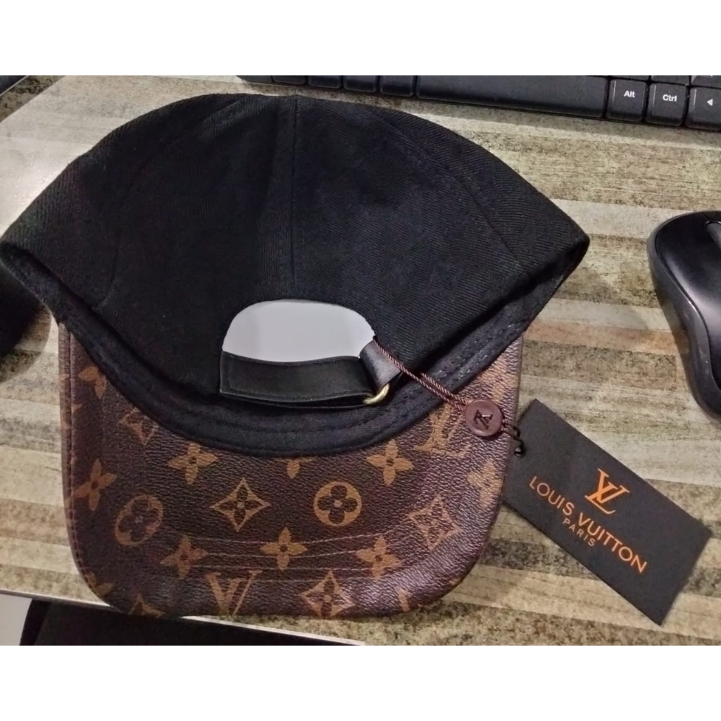 Topi LV Monogram Import Baseball Pria Mirror Original