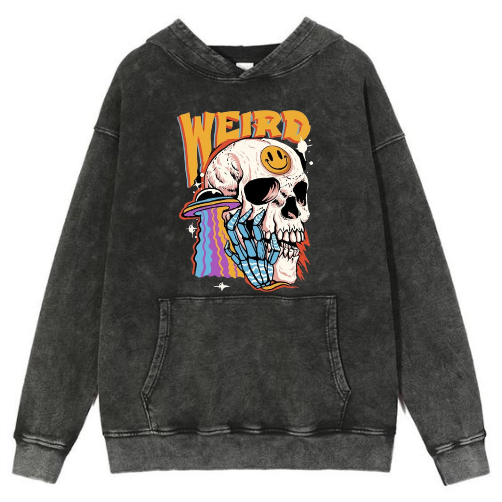 Jaket Hoodie Pria Washed Distro Motif Gambar Tengkorak RAMSTAIN | Sweater Hoodie Sandwash Pria Wanita | Hoodie Warna Abu Wash Hitam