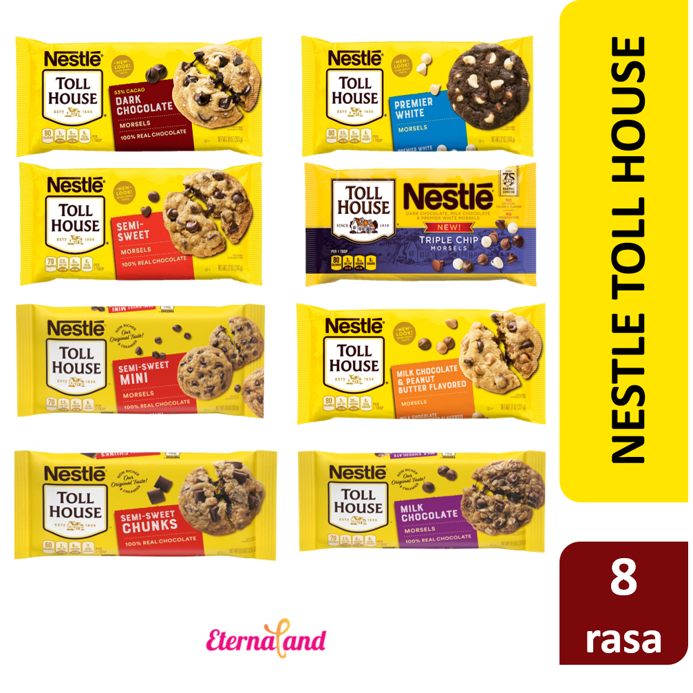 

Nestle Toll House Chocolate Chip Cookies - cokelat chip nestle impor usa
