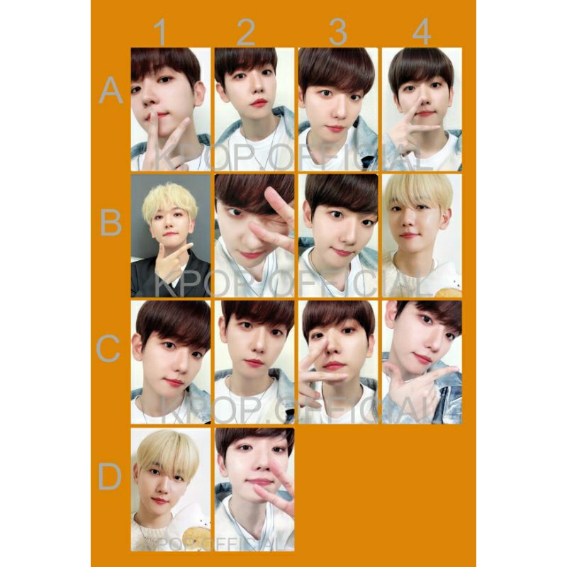 [READY][UNOFFICIAL] BAEKHYUN TEOLAEGI PHOTOCARD