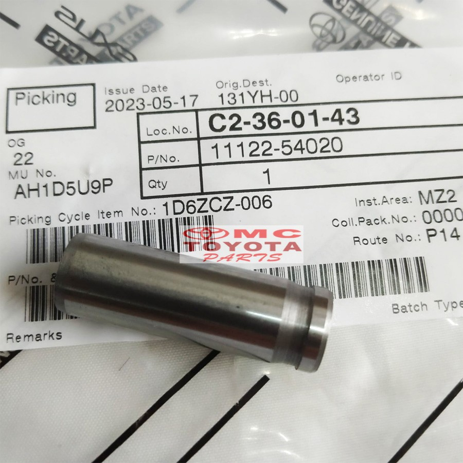 Bushing Bosh Klep Valve Kijang Kapsul Toyota Fortuner Hilux 11122-54020