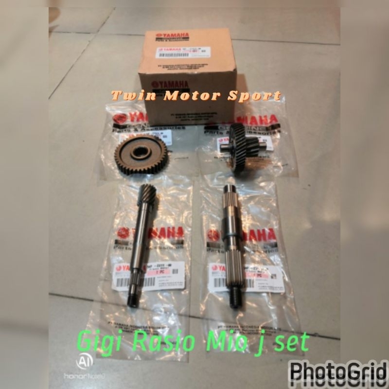 Gigi rasio set as pully gardan gear box as roda belakang Mio j Mio gt 115 54P