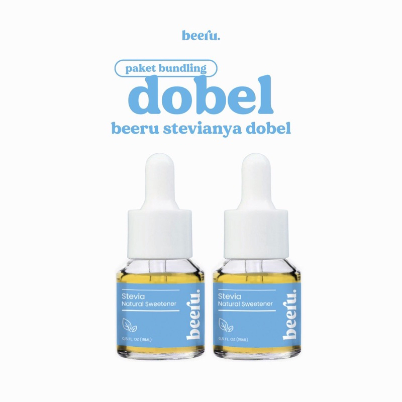 

Beeru Stevia Pemanis Alami Paket Double 30ml