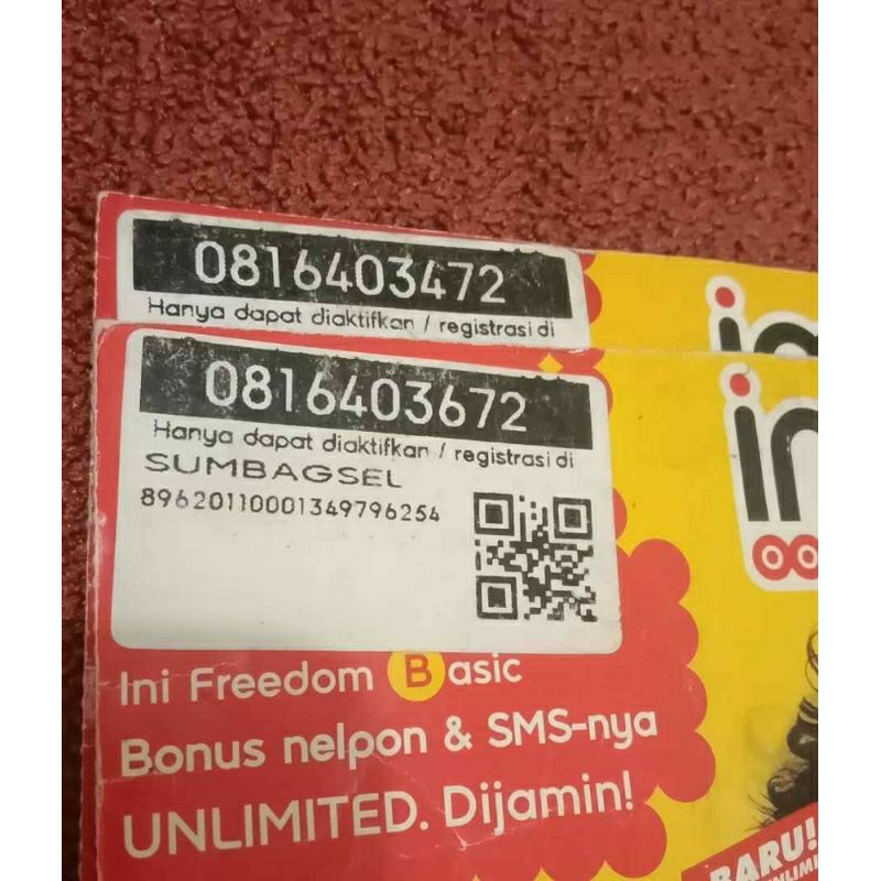 nomor cantik Indosat 10 digit termurah