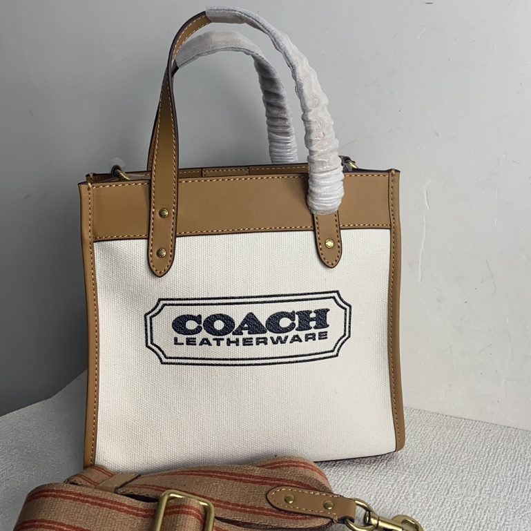 Coach CH740 Original Tote Bag Canvas Bag Shoulder Bag Crossbody Bag ttb 740