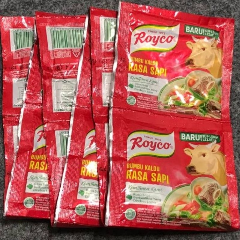 

Royco Rasa Sapi Bumbu Penyedap 1 Renteng isi 12 pcs/bungkus