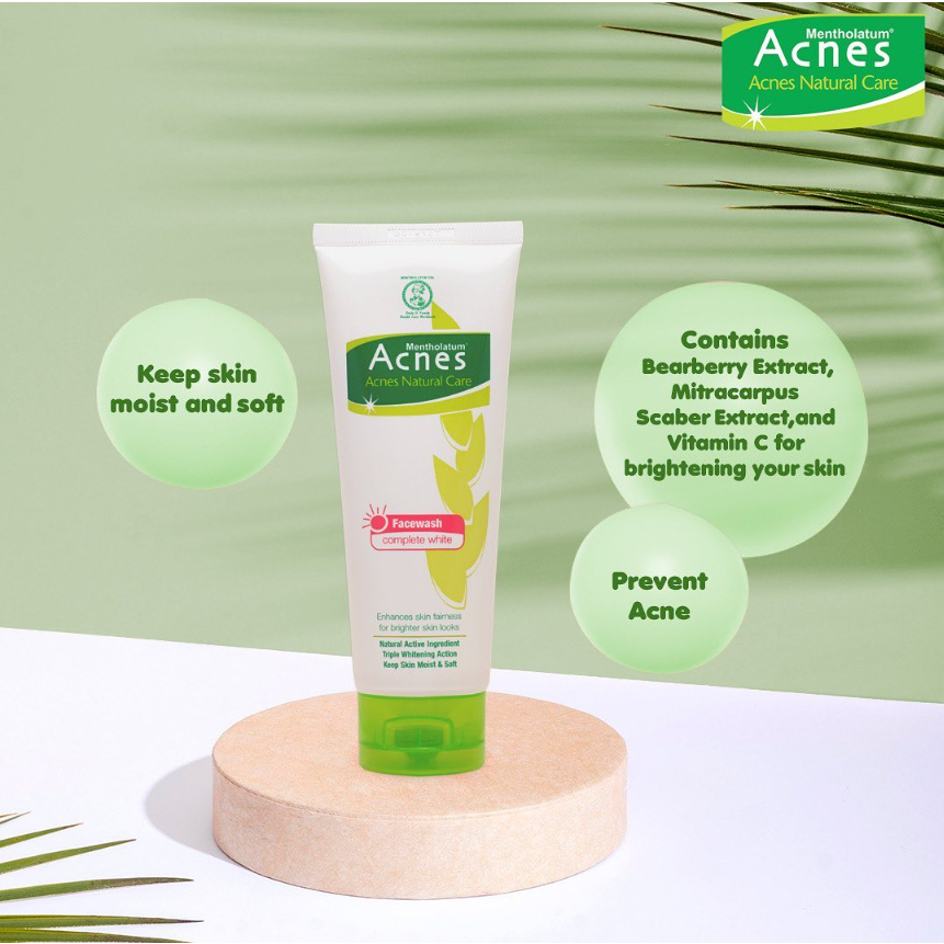 [BPOM] Acnes Face Wash 100ml / White Complete / Oil Control / Deep Pore / Yogurt / Acnes Sabun Wajah  / Facial Wash / Cleanser / MY MOM