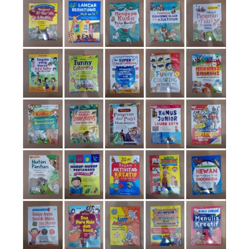 Buku Anak Murah - Buku Obral - Obral Buku anak - Buku Murah