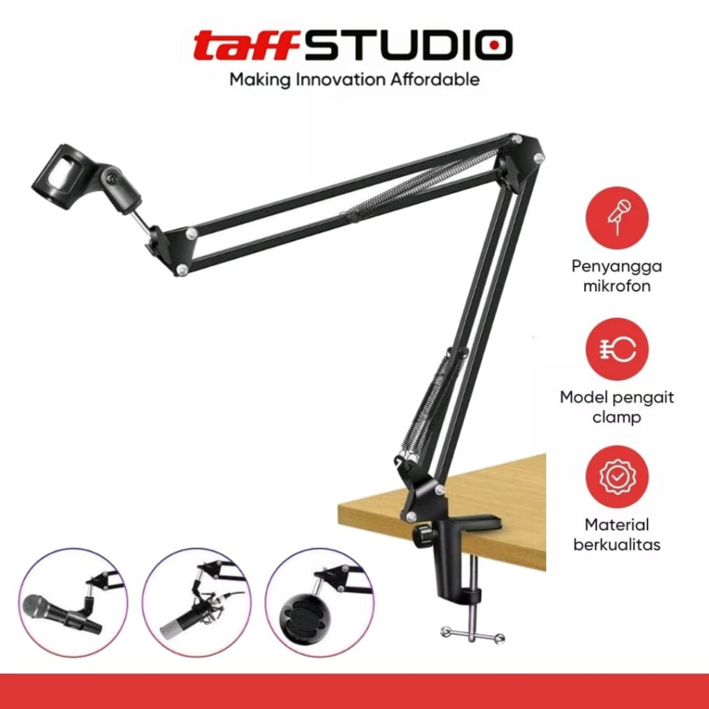 TaffSTUDIO Stand Microphone NB-35 NB35 Standard Original Mikrofon Mic Condenser Mikrofon Mik Boom Ar