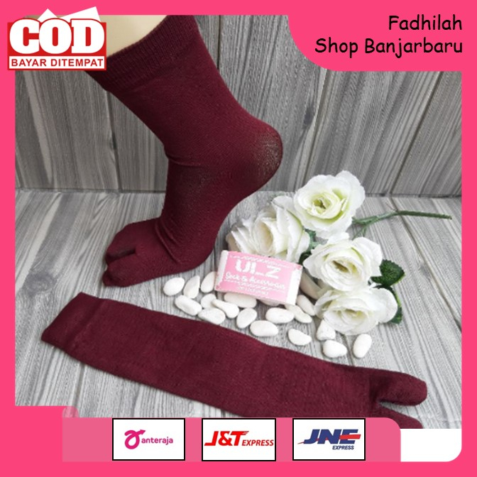 TERMURAH KAOSKAKI KAOS KAKI JEMPOL POLOS POLYESTER ULZ SUDAH KEMAS/KAOS KAKI WARNA/KAOS KAKI MUSLIMAH | FADHILAH SHOP BJB