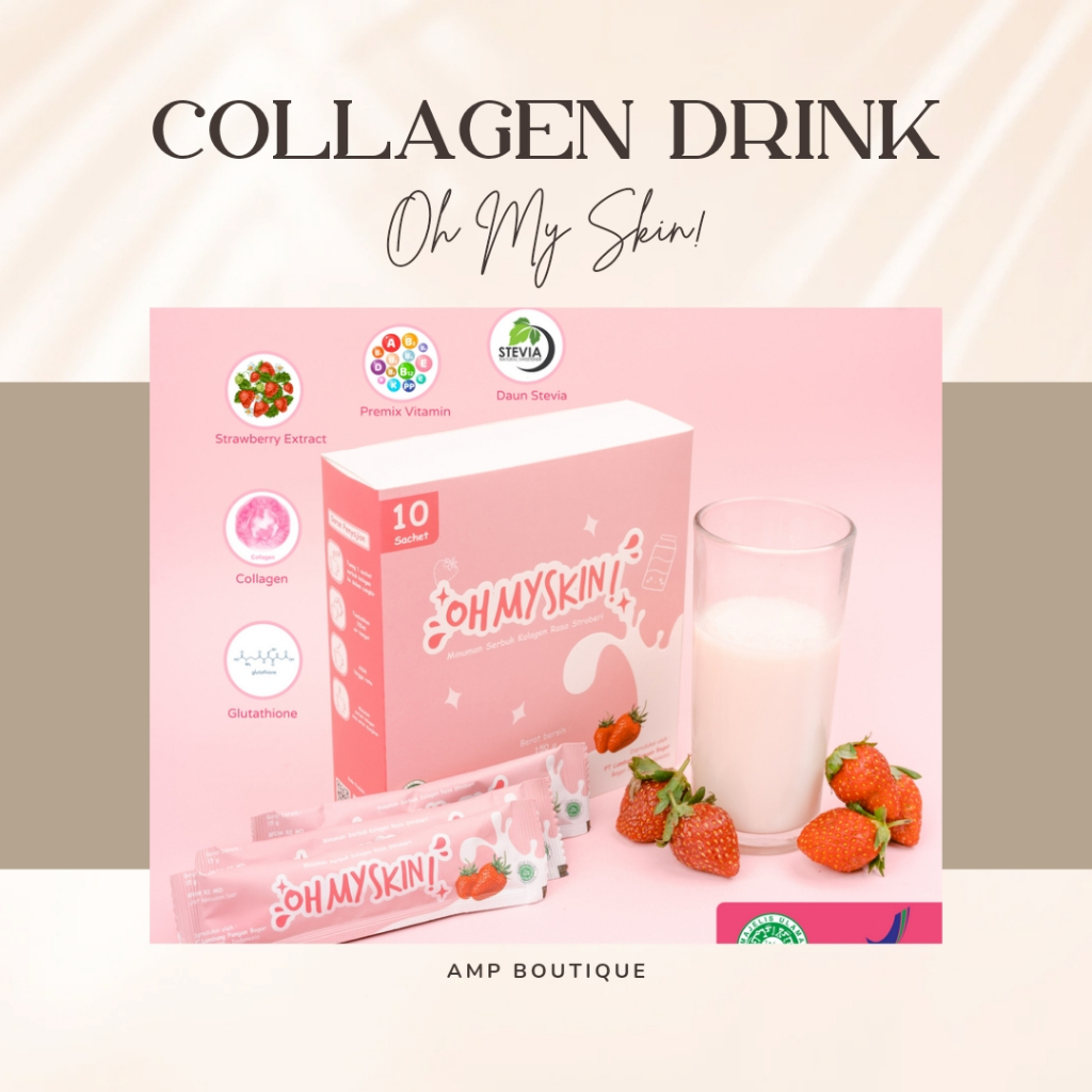 [Seller Resmi] (ECER) Collagen Drink Oh My Skin - BPOM dan Terlaris