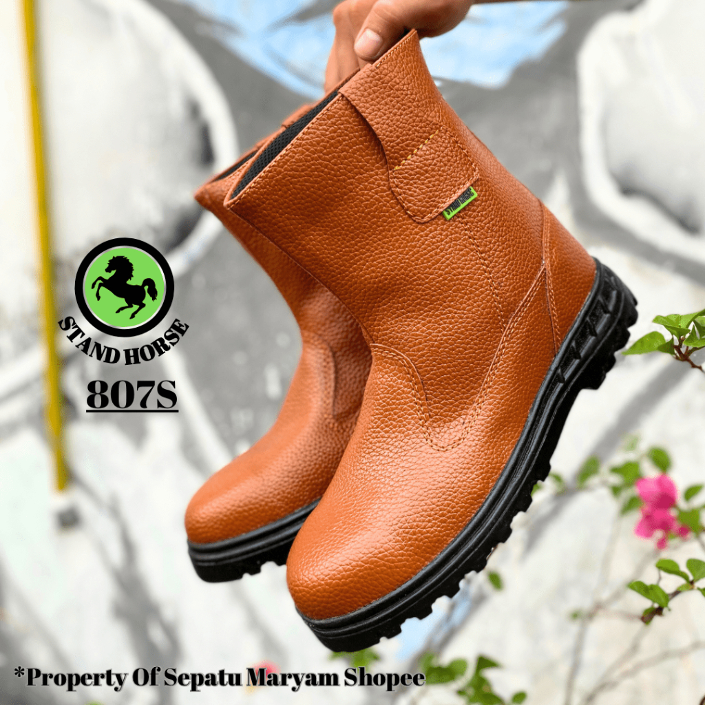 Sepatu Safety Tambang Proyek Ujung Besi Safety Shoes Ori Murah Sepatu Septy Septi Pria Boots Tinggi