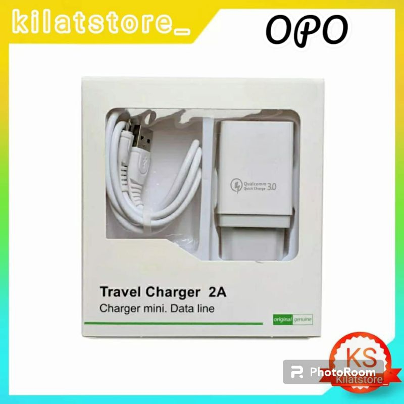 Travel Charger Branded OPPOO A82 With Cable Micro Usb