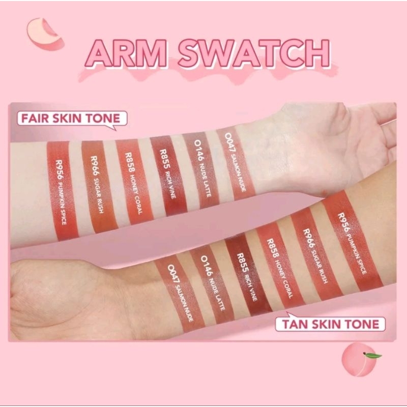 YOU Simplicity Cotton Lip Clay Lipstain Lipstik Lembut Melembabkan Tahan Lama