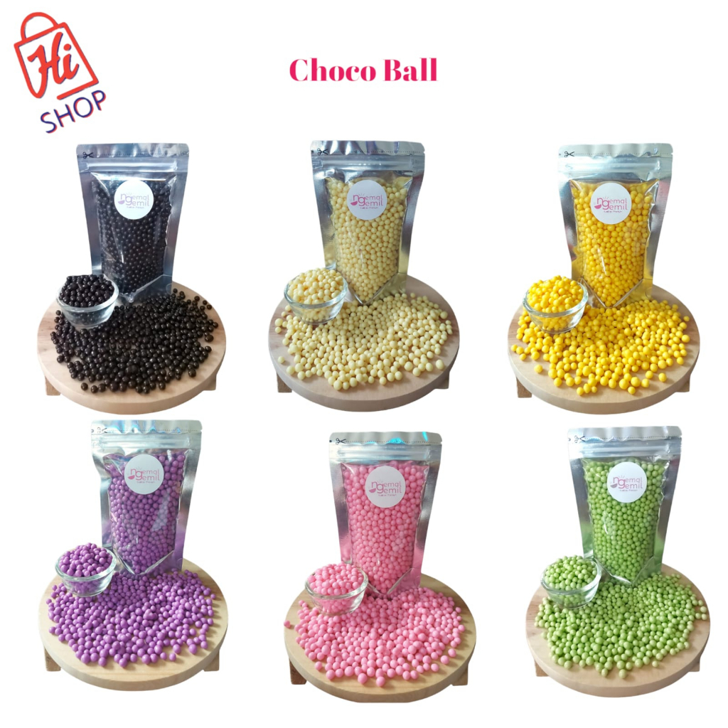 

[Variasi] - Pouch Chocoball Sprinkle Bola Coklat Topping Donut Kue Bolu Kualitas Premium